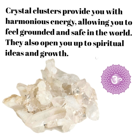 Crystal Quartz Cluster - Picture 3 of 5